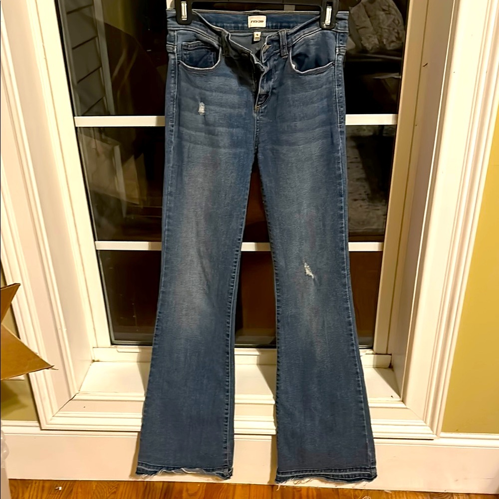 Women's Blue Flare Jeans